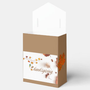 Favor Box Thanksgiving Design TENT Boxes