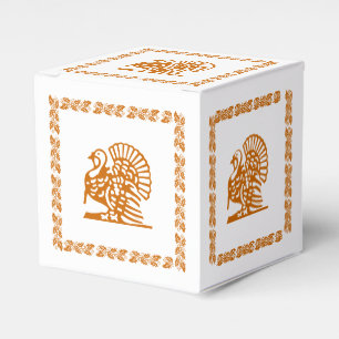 Favor Box - Turkey and Leafy Garland