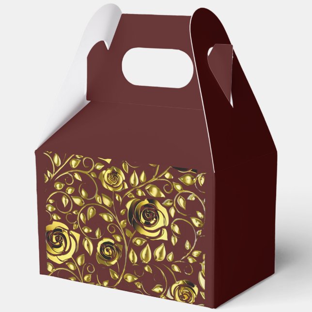 Favor box-Velvet Wine collection Boxes (Back)
