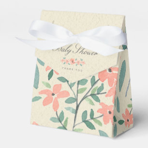 FAVOR BOX   Vintage Floral Storybook Baby Shower