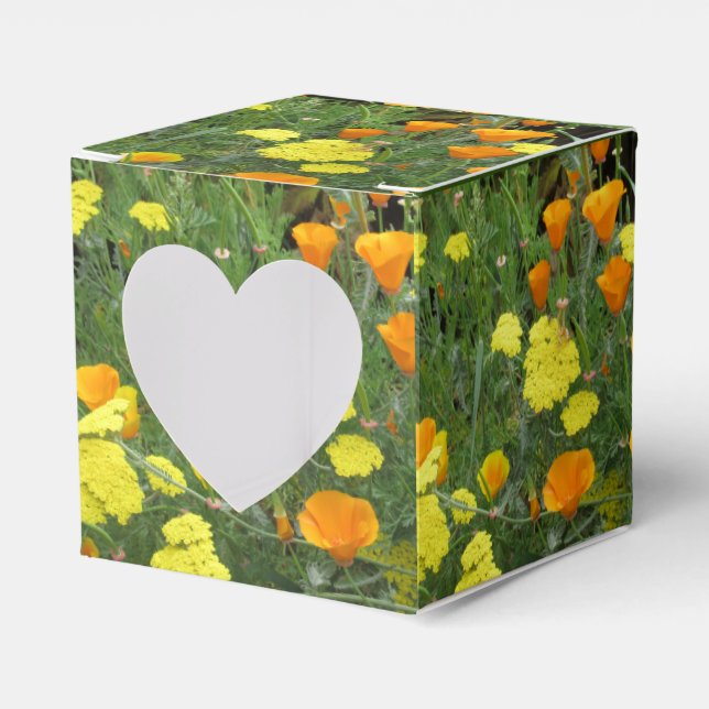 Favor Box Window California Wildflowers (Front Side)