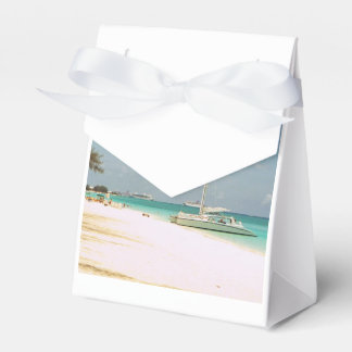 Favor Box with Beach Scene