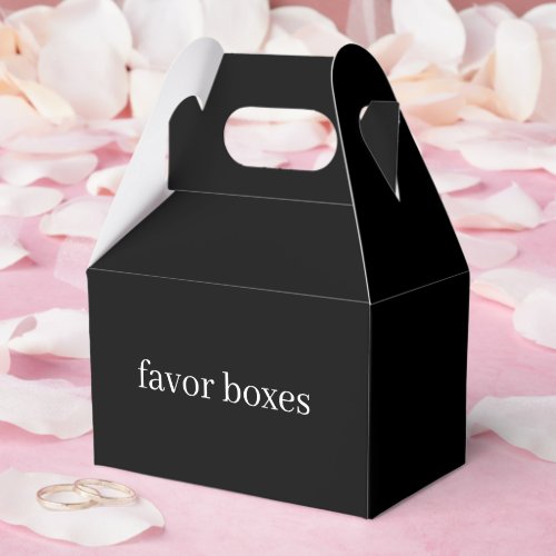 favor boxes