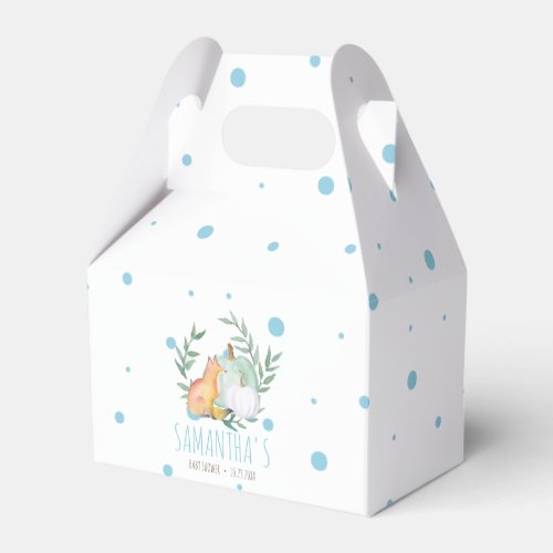 Favor Boxes Baby Shower Fall Watercolor Pumpkin