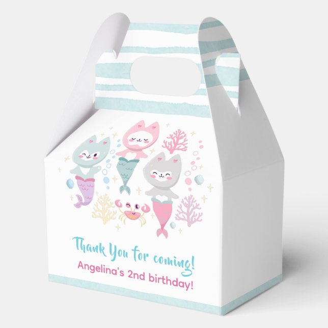 Favor Boxes for a nautical themed birthday party (Front)