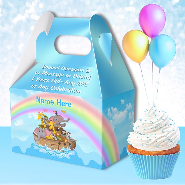 Favor Boxes for Noah's Ark Party Favors, Souvenirs (Noah's Ark Themed Party. Noah's Ark Party Favors. Noah's Ark Christening Party, Noah's Ark Baptism.)