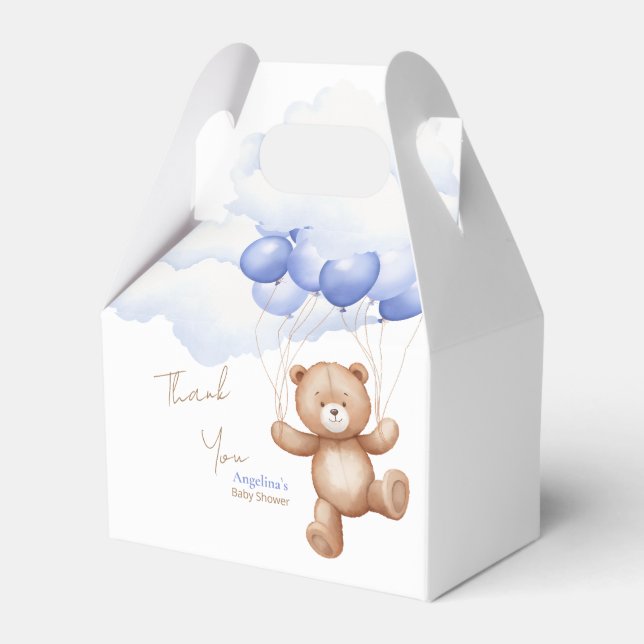 Favor Boxes for the baby shower. (Front Side)