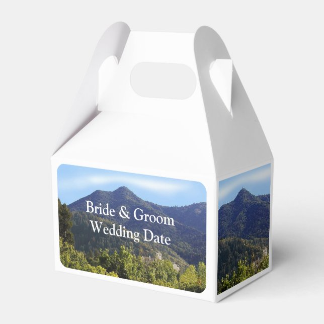 Favor Boxes Gable Personalized Mt Tamalpais Church (Front Side)