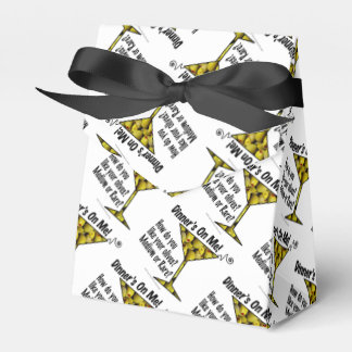 FAVOR BOXES - MEDIUM or RARE MARTINI OLIVES?