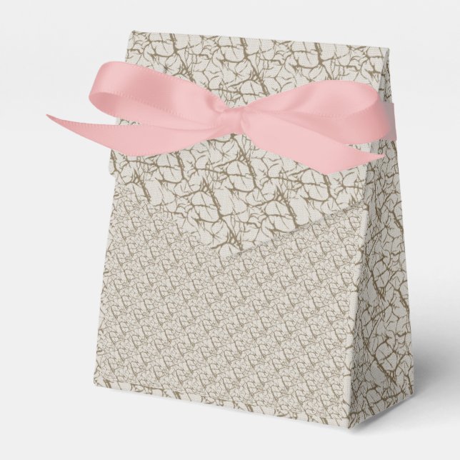 Favor Boxes. Modern, Gold & Custom Treats Boxes (Front Side)