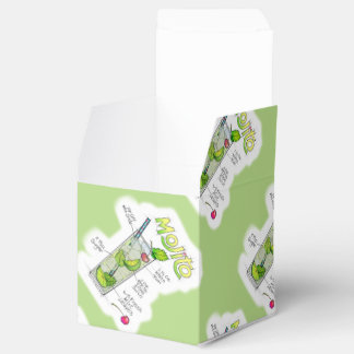FAVOR BOXES - MOJITO RECIPE COCKTAIL ART