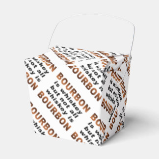 FAVOR BOXES - Not All Whiskey Is BOURBON!