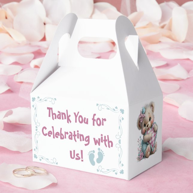 Favor Boxes Teddy Bear Baby Shower (Wedding)