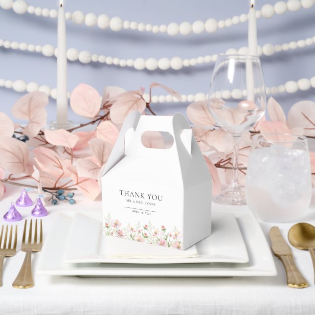 Favor Boxes Wildflower Wedding. (Wedding)