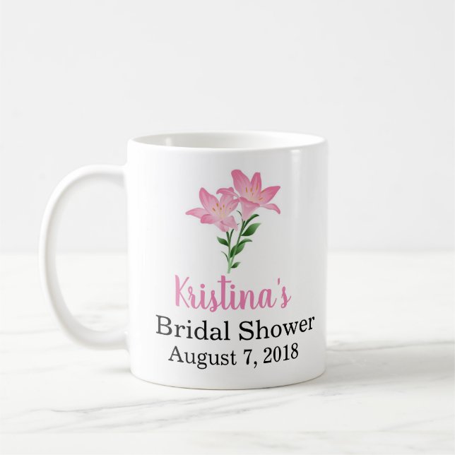 Favor Bridal Shower Mug (Left)