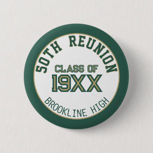 FAVOR! FUN 50th class reunion button