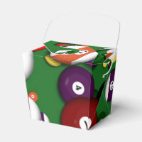 Favor/Gift Box - Billiards