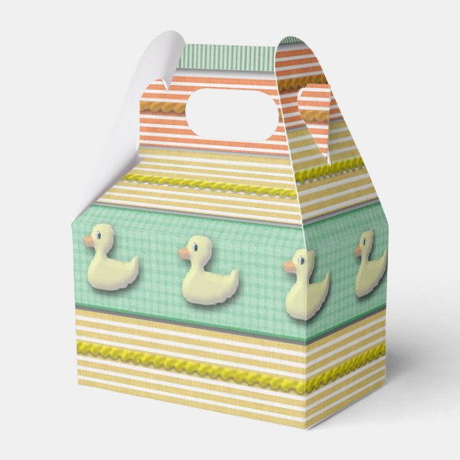 Favor/Gift Box - Ducks in a Row (Front Side)