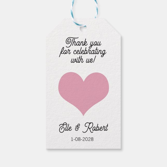 Favor Gift Tag  (Back)