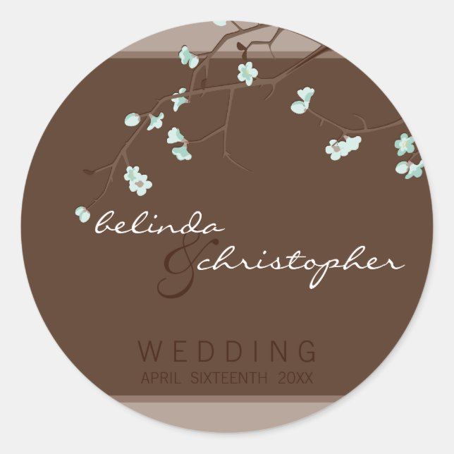 FAVOR LABEL :: cherry blossom 4 (Front)