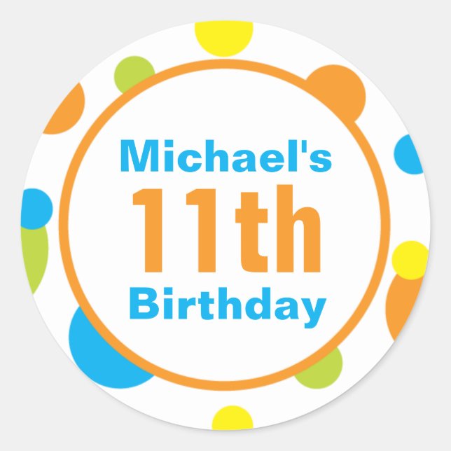 Favor Sticker - Splashing Fun in the Sun (Front)