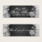 Favor Tag Baby Shower Night Sparkle Black