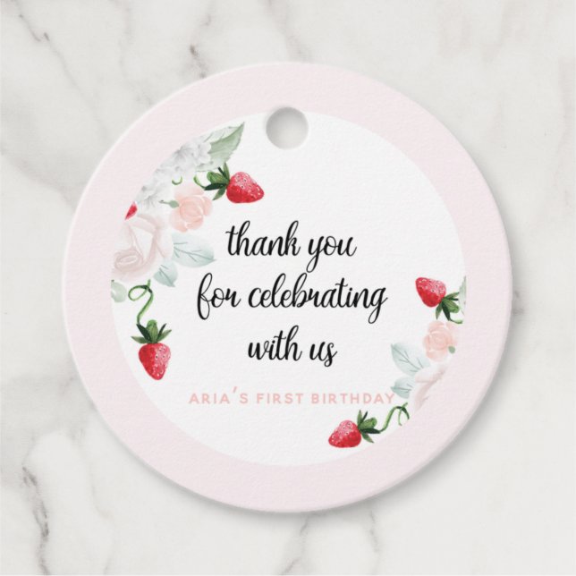 Favor Tags (Front)