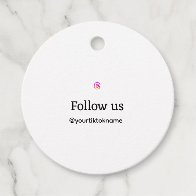 Favor Tags (Front)