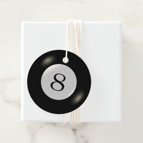 Favor Tags _ Billiards _ 8 Ball