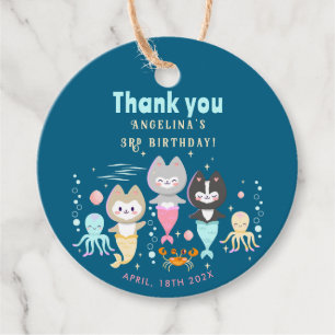 Favor Tags for a nautical themed birthday party.