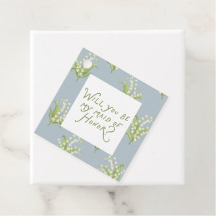 Favor Tags, Maid of Honor, Bridesmaids, Tags