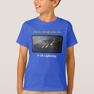 Favorite Aircraft of the Aces P-38 Lightning T-Shirt
