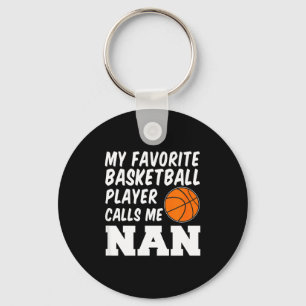 Favorite basketball player calls nan british keychain