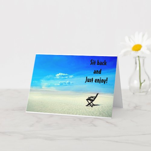 FAVORITE BEACH BUM TURNS 60 CARD