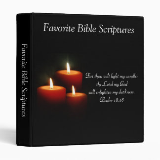 Favorite Bible Scripture Binder