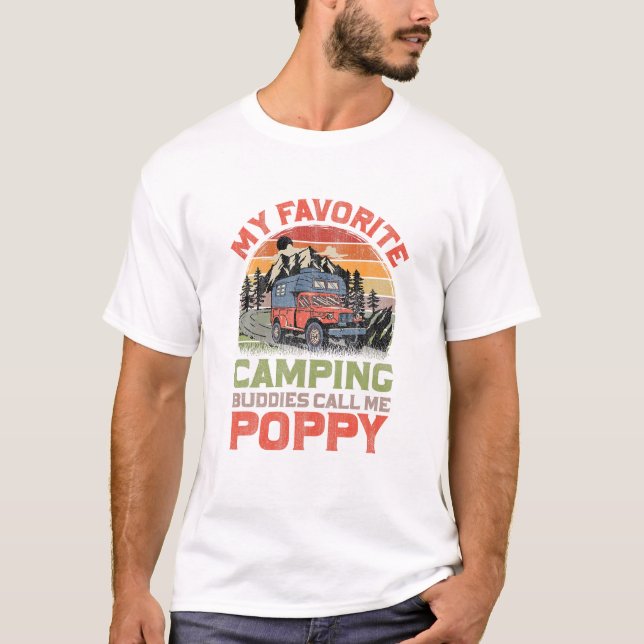 Favorite Camping Buddies Call T-Shirt (Front)