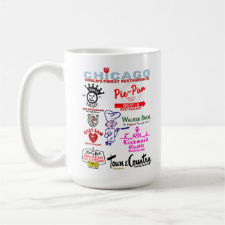 Favorite Chicagoland Restaurants, v2. Coffee Mug