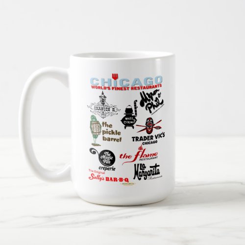 Favorite Chicagoland Restaurants v4 Coffee Mug