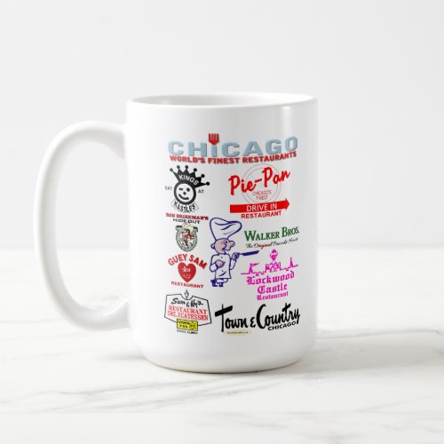 Favorite Chicagoland Restaurants v5 Coffee Mug