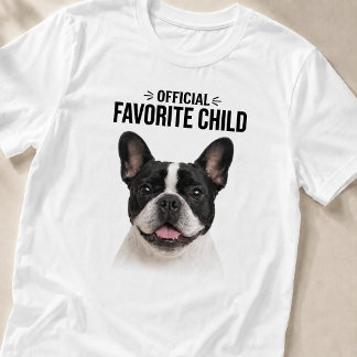 Favorite Child | Custom Minimalist Pet Portrait T-Shirt