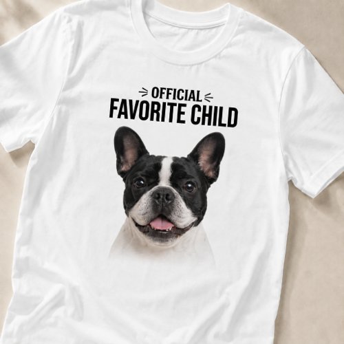 Favorite Child | Custom Minimalist Pet Portrait T-Shirt