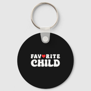 Favorite Child Funny Novelty _ Mom_dad's Favorite Keychain