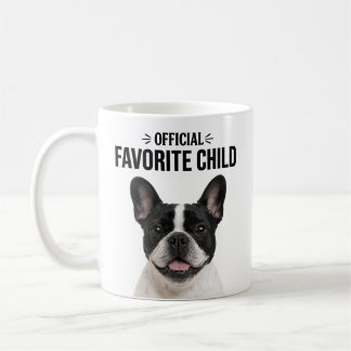 Favorite Child Minimalist Pet Portrait Color Coffee Mug