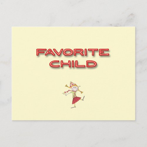 Favorite Child Postcard