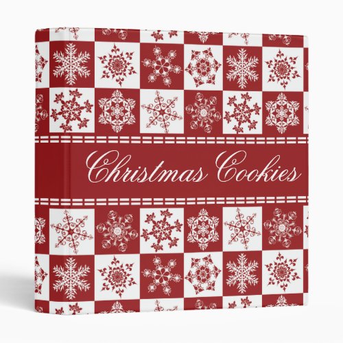 Favorite Christmas Cookies Recipe Book Binder