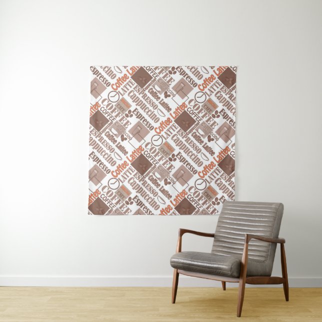 Favorite coffee tapestry (In Situ)