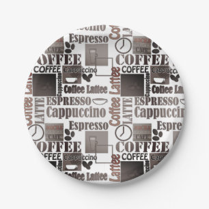 Favorite coffee throw pillow paper plates