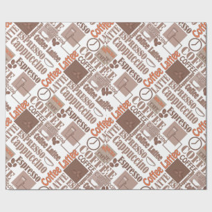Favorite coffee wrapping paper