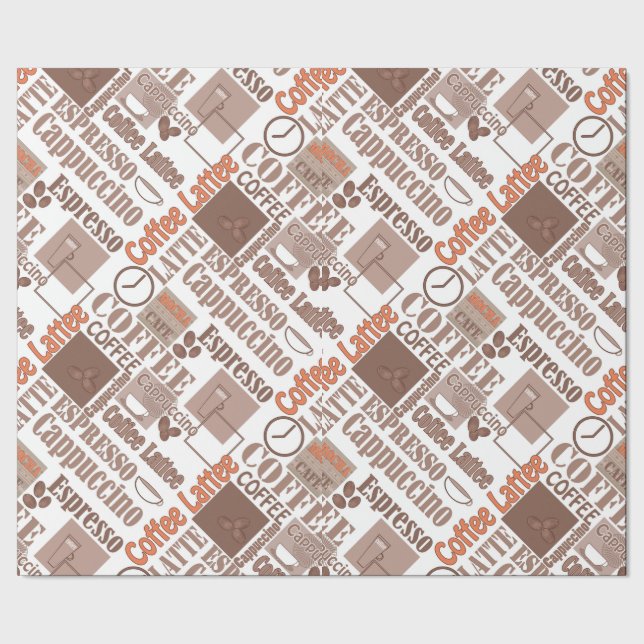 Favorite coffee wrapping paper (Seam)