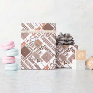 Favorite coffee wrapping paper